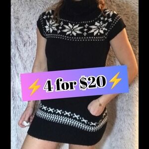 Winter Dress - Long Sweater - Winter Knit Dress - Size S ⚡4 for $20⚡